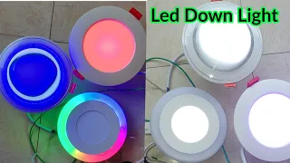 Led Down Lights In 3 Colors.. 🔥🔥