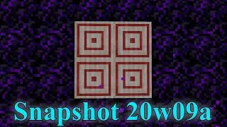 Minecraft 1.16 Snapshot 20w09a- Target Block & Crying Obsidian