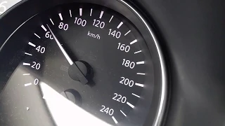 Nissan Qashqai 1.2 test speed 20 - 180