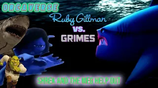 Ruby Gillman Vs. Grimes l Shrek And The Meg Help Out