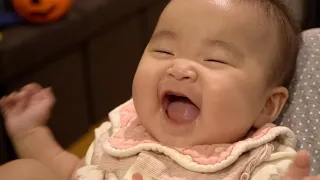 Funny Baby Laughing Videos 【Yune 7 month old baby】