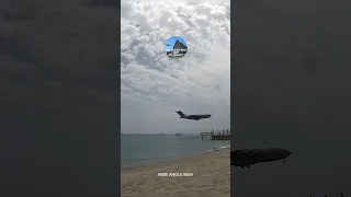 Boeing C-17A Floating on Air with The Rock of Gibraltar