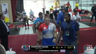 2017 Pan Am Weightlifting 90 kg A Group