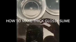 How to make thick and glossy slime! (EXPOSING MY SECRET RECIPE)