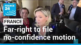 French far-right to file no-confidence motion against government • FRANCE 24 English