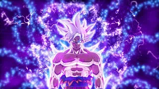 SON GOKU ULTRA INSTINCT POWER LIGHTS BACKGROUND  [1 Hour] #Goku #DragonBallSuper #GokuWallpaper