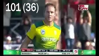 David Miller  Brilliant  101 Runs 36 Balls Against Bangladesh - South Africa vs Bangladesh 2nd T20 2