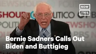 Bernie Sanders Calls Out Biden and Buttigieg Over Big Donors | NowThis