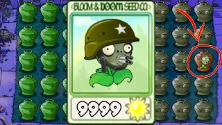 100% Vasebreaker Endless | Gatling PEA ZomPlants - Plants vs Zombies Mod ZomPlants vs Zombotany