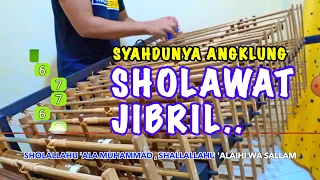 Syahdunya Angklung SHOLAWAT JIBRIL Penyejuk Hati (Tutorial Main Not Angka ANGKLUNG/PIANIKA/PIANO)