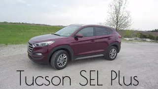 2018 Hyundai Tucson SEL Plus // review, walk around, and test drive // 100 rental cars
