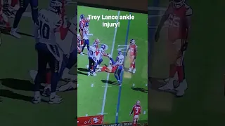 Trey Lance ankle injury. Bring in Jimmy G