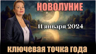 КАРДИНАЛЬНОЕ НОВОЛУНИЕ 11 ЯНВАРЯ 2024 КЛЮЧЕВАЯ ТОЧКА ГОДА  Елена Осипенко