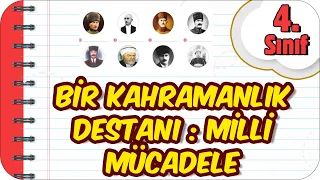 Bir Kahramanlık Destanı: Milli Mücadele 📕 4.Sınıf Sosyal #2023