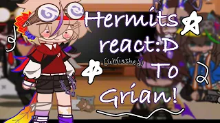 (Un-Finished) Hermits React To Grian![] Angst/ Griangst[] Fluff & Lore[]creds in desc![]YHS X EVO