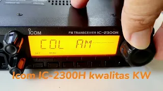 Perbedaan Radio Rig Icom IC 2300H original dan KW yang tidak bisa diakali