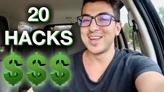 20 Uber/Lyft HACKS To Make More Money!