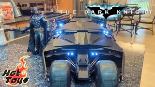1/6 Batman Batmobile Tumbler by Hot Toys Unboxing and Review. (Dark Knight Trilogy) Figure Accessory