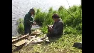 Мужицкие забавы на севере Западной Сибири. Man's entertainments in the north of Western Siberia