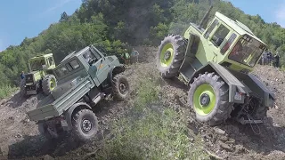 Unimog MB Trac Extrem! | Geländefähigkeit im Steinbruch | Unimog-Club Gaggenau Österreich-Ost