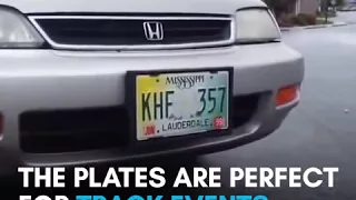 Stealth License Plates