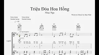 Triệu Đóa Hồng - Million Scarlet Roses - Guitar Đệm Hát - Tone Em