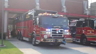 Wichita Fire Department Rescue 1 Responding