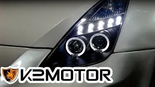K2 MOTOR INSTALLATION VIDEO: 2000-2005 Toyota Celica Projector Headlights