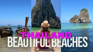 🇹🇭 4K HDR | Most Beautiful Beaches Thailand I Railay Beach and Phra Nang Beach in Krabi Thailand