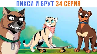 ПИКСИ И БРУТ. 34 серия. Комиксы | Мемозг 1419