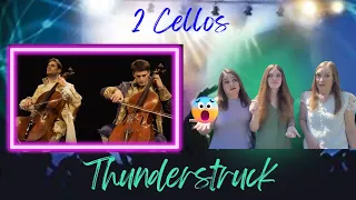 First Time Hearing | 2 Cellos | Thunderstruck | Donna And Lulu Reaction