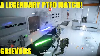 LEGANDARY BF2 MATCH! Crazy on the objective killstreak! Grievous Carry! - Star Wars Battlefront 2