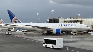 Los Angeles (LAX) ~ Newark/New York (EWR) - United Airlines - Boeing 777-200ER - Full Flight