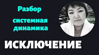 Исключение. Разбор. Системная динамика.