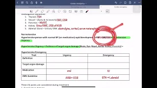 Clinical aproach to hypertensive urgency & emergency