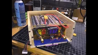 DIY (How to Solder 18650s) Tesla Style Battery Build 8S10P  In A Battery Box (20amp-50amp, 33.4V)
