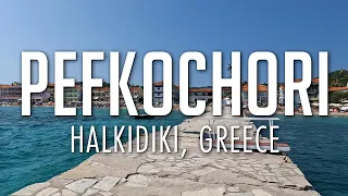 Pefkochori Beach & Town | Hakidiki, Greece