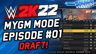 WWE 2k22 MyGM - "The Draft and Booking Our First Show!" #01 ("WWE 2k22 MyGM Mode" PS5 Gameplay)