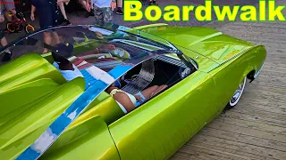 Boardwalk car show (Ocean City) classic cars custom street rods hot rods rat rods old trucks parade