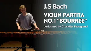 J.S Bach - Violin Partita No.1 "Bourrée"