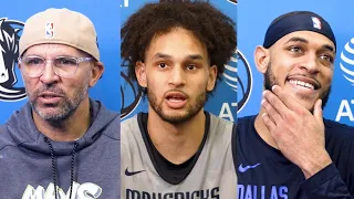 Dereck Lively II, Daniel Gafford, Jason Kidd | Mavericks practice press conference 5.5.24, 5.6.24