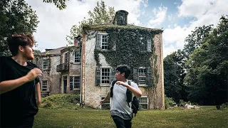 Haunted MILLIONAIRES Portuguese ABANDONED Mansion CAUGHT GHOST Slamming Door ON CAMERA