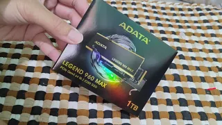 ADATA Legend 960 Max 1TB & JEYI Eagle Radiator Kit for SSD Unboxing & Setup Video for PS5