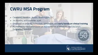 CWRU Master of Science in Anesthesia Program - Journey to a Certified Anesthesiologist Assistant