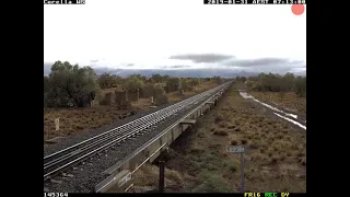 Time-Lapse Footage Shows Flood Engulfing Stretch of Queensland Railway Line | RAW VIDEO