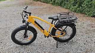 My new off road e-bike. A review of the Engwe E26.  First bike ride!