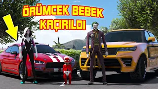 JOKER ÖRÜMCEK BEBEĞİ MİNECRAFT'A KAÇIRDI! GTA 5 GERÇEK HAYAT