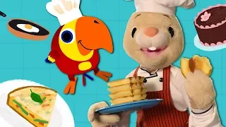 Harry And Larry Pretend Play Baker | Baby Learning First Words with The Jobs Songs for Toddlers