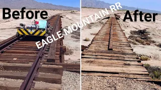 The EAGLE MOUNTAIN RR. it's gone forever  (april 2023)