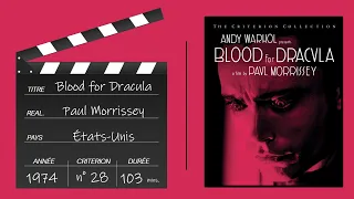 Ciné-histoire Criterion #28 - Blood for Dracula